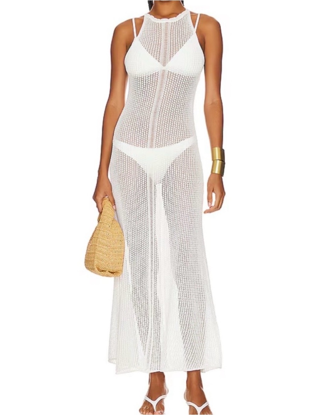 Tropic of C Porta Dress in White